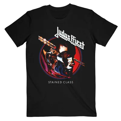 Obrázek produktu pro Judas Priest Stained Class Album Circle Black S Tričko