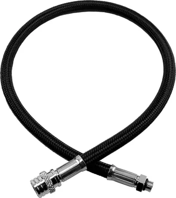 Produktbild von Aqualung Niederdruck Geflochtener Inflatorschlauch Schwarz Schwarz One Size