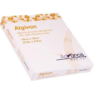 Productafbeelding van Algivon Honingwondverband, 10x10 cm, 5 stuks