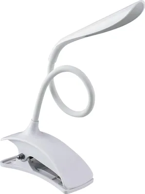 Produktbild von Lampka do czytania LED z uchwytem zaciskowym - elastyczna gęsia szyja, ściemniana, ładowana przez USB, ochrona oczu, lampa stołowa idealna do czytania i pracy 3W Retoo
