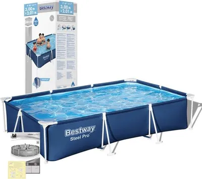 Zdjęcie produktu dla Basen ze stalową ramą Bestway Steel Pro 300x201x66cm