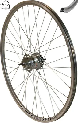 Produktbild von REDONDO 28 Zoll Laufrad Hinterrad Felge Silber Shimano Nexus 7 Gang Rücktritt