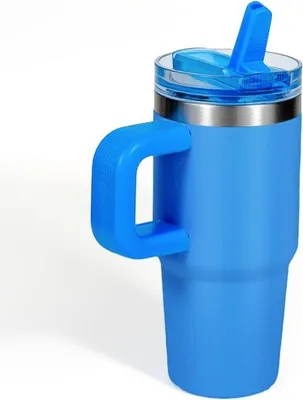 Produktbild von Famanu Mini-Thermoskanne für Kinder - 413 ml - Edelstahl