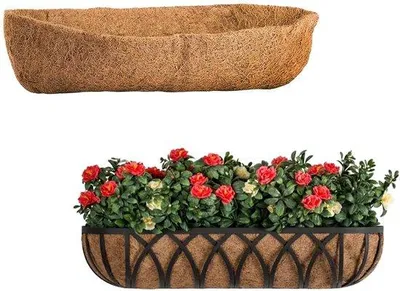 Immagine prodotto di Tappetini in fibra di cocco da 30 pollici per vasi da fiori e grondaie
