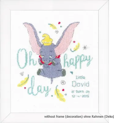 Obrázek produktu pro Vervaco vyšívací balíček počítací vzor "Disney Dumbo Oh happy day I"