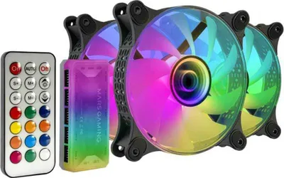 Produktbild von Mars Gaming MF3DKIT, Ventilator, 12 cm, 1100 RPM, Schwarz