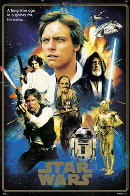 Produktbild von Star Wars - Poster - Classic - 40 Anniversary - Heroes