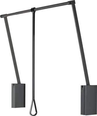 Produktbild von Servetto Kleiderlift passend zu Kleiderlift T3 - verstellbar 560-950mm, Stahl/Kunststoff anthrazit