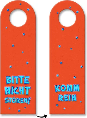 Produktbild von 3x Bitte nicht stören Türhänger Türanhänger Türschild Schild an der Türklinke
