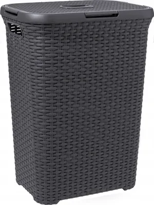 Zdjęcie produktu dla Curver Style 3253920707031, 60 l, Kwadrat, Rotang, Antracyt, 448 mm, 341 mm