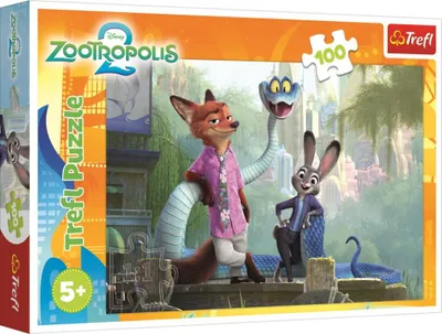 Image de Puzzle – 100 – Secrets de Zootopie – Disney Zootopie 2 – Trefl 16523
