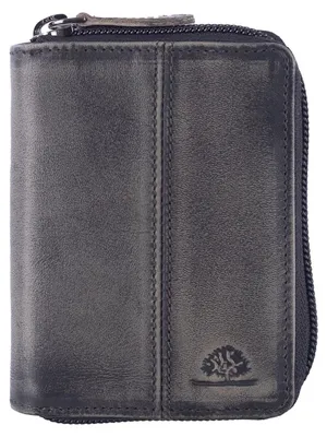 Produktbild von GREENBURRY Kartenetui Destressed Card Case RFID Silver Grey anthrazit