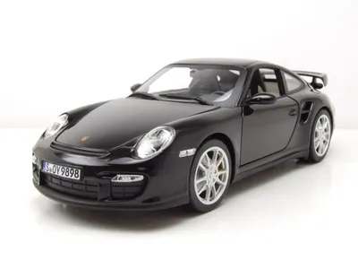 Produktbild von Porsche 911 997 GT2 2010 schwarz Modellauto 1:18 Norev