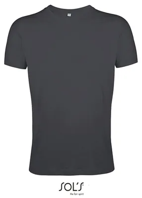 Produktbild von SOLs 00553 | Regent Fit Herren T-Shirt - Farbe: Dark Grey (Solid) - Größe: XXL