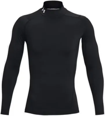 Produktbild von Under Armour Men's HeatGear® Armour Mock Long Sleeve - 1369606, Farbe:Schwarz, Textil:XL