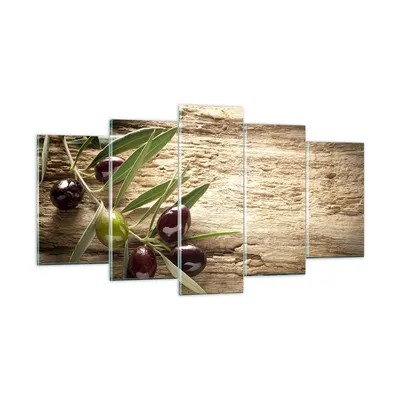 Produktbild von Bilder auf glas - Oliv italien aroma diät - 160x85cm - Glasbilder - Wandbilder - Kunstdruck - zum Aufhängen bereit - Wanddekoration aus Glas - Glas Bilder - Wandbild auf Glas - GEA160x85-2420