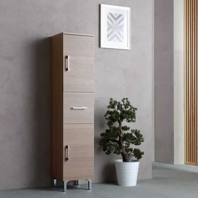 Produktbild von Hochschrank 150 cm mit Füßen, 2 Türen und 1 Schublade | Rimini