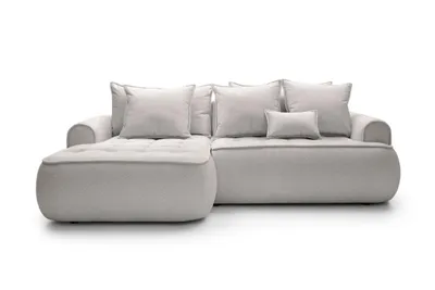 Produktbild von Modernes Ecksofa mit Schlaffunktion und Bettkasten Couch links ESHE - LEO 04