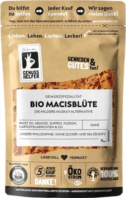 Produktbild von Macisblüte , ganz, Muskatblüte, Macis ganz zum Kochen, 20g