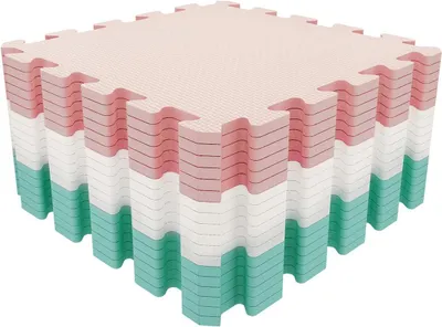 Obrázek produktu pro Sada puzzle rohoží, 18 kusů, rozměr 30 x 30 cm