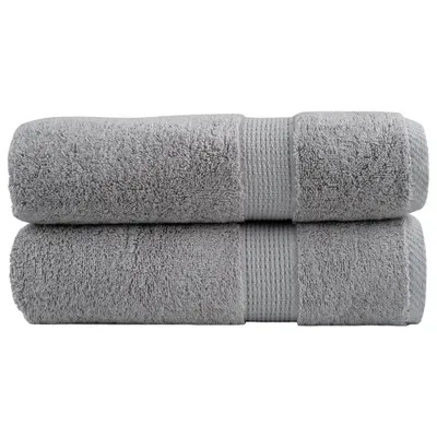 Produktbild von Premium Badetücher SOLUND 2 Stk. Grau 100x150 cm 600 g/m²