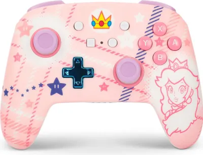 Produktbild von Enhanced Wireless Controller für Nintendo Switch, Princess Peach Plaid