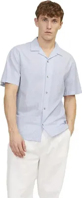 Produktbild von Jack & Jones Summer Resort Linen Kurzarmhemd Weiß S Herren Weiß S
