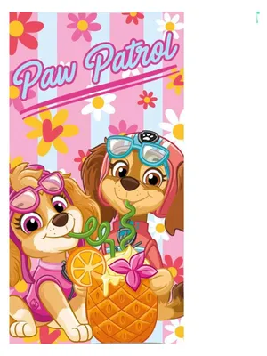 Immagine prodotto di Telo mare da cocktail Paw Patrol 70x140
