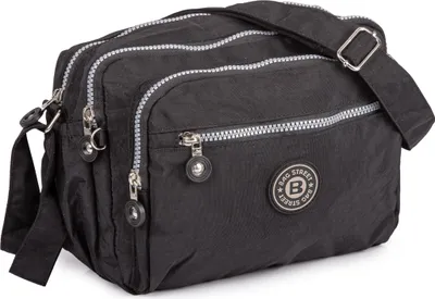 Produktbild von Bag Street Leich Mittel Damen und Herren Umhängetasche Alltagstasche Schwarz