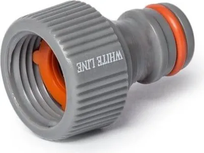 Produktbild von Bradas Hahnstück WHITE LINE 3/4" Innengewinde grau