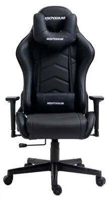 Produktbild von MaxPodium Tactical Gaming Stuhl, ergonomischer Bürostuhl mit 3D-Armlehnen, bis 150 kg, Schwarz