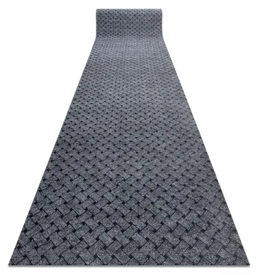 Image de Paillasson antidérapant pour les mètres courants 100 cm VECTRA 902 Liverpool extérieur, intérieur, sur caoutchouc - gris clair gris 100x430 cm