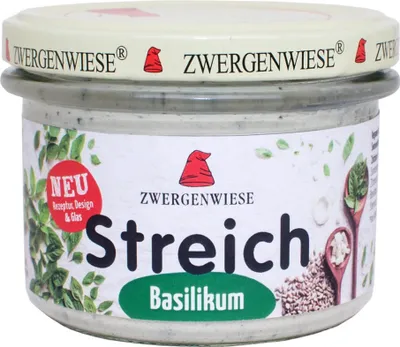 Obrázok produktu pre SLNEČNICOVÁ PASTA S BAZALKOU, BEZLEPKOVÁ,180 g - ZWERGENWIESE