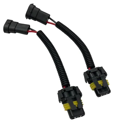 2x Adapter H8 / H11 auf HB4 Birnen Sockel Fassung Lampen Weiblich Männlich – Produktansicht