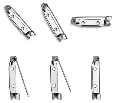 Produktbild von 100 Stück Anstecknadeln zum Basteln, 30mm Sicherheitsnadeln für DIY-Projekte