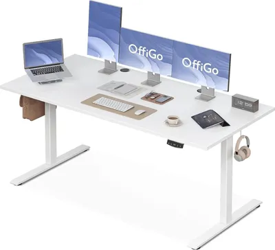 Image de Bureau réglable en hauteur 180 cm Électrique Fonction mémoire Gaming