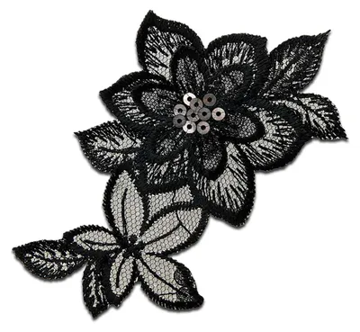 Obrázek produktu pro Flower Blossom Plant - nášivka, nažehlovací, aplikace, nášivky, k nažehlení, velikost: 11,4 x 7,8 cm