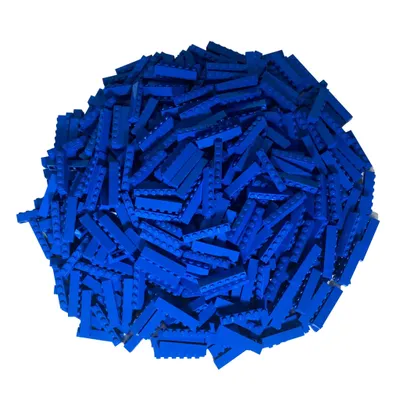 Image de LEGO® 1x6 briques bleu - 3009 NOUVEAU Quantité 100x