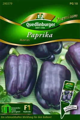 Produktbild von Paprika Mavras F1 | Paprikasamen von Quedlinburger