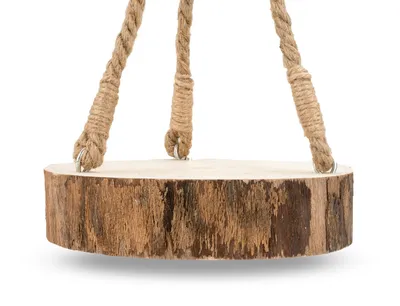 Produktbild von Baumscheibe Hänge Tablett Ø ca. 30cm, Länge ca. 60cm | Baumscheibenhänger