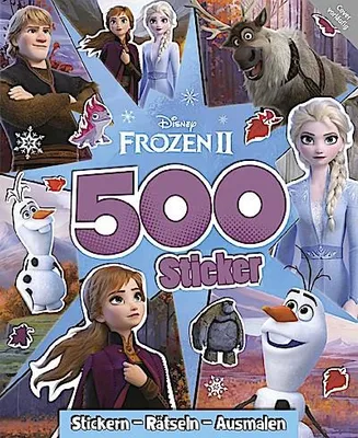 Immagine prodotto di Disney Die Eiskönigin 2: 500 Sticker - Stickern - Rätseln - Ausmalen