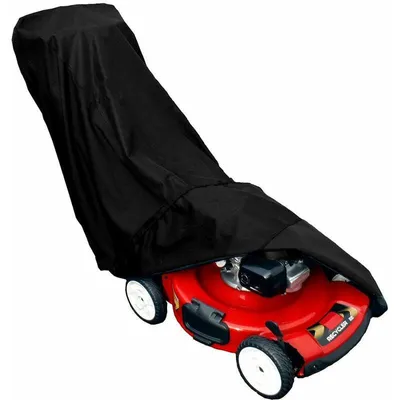 Produktbild von 210D Oxford-Rasenmäher-Abdeckung Wasserdichte Outdoor-Weeder-Regenabdeckung Schwarz -