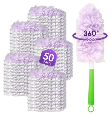 Produktbild von Staubtücher Nachfüllpackung 50 Stück mit Griff Swiffer Staubwedel