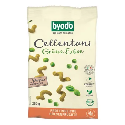 Produktbild von BYODO Cellentani Grüne Erbse 250g