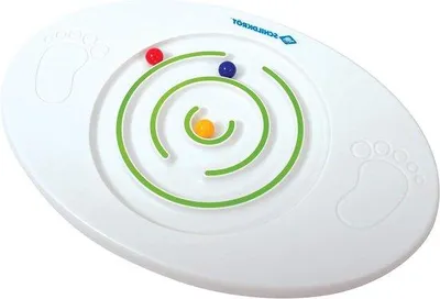 Productafbeelding van Famanu Balance Board voor kinderen - Balanceerplank met ingebouwd knikkerbaansysteem - Vanaf 4 jaar