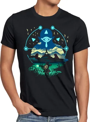 Produktbild von A.N.T. Sheikah Hunter Herren T-Shirt wild the breath of snes link