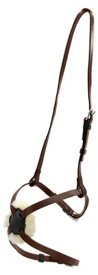 Produktbild von Zilco Pony Grackle Nasenriemen Braun
