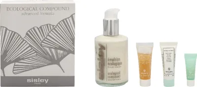 Zdjęcie produktu dla Sisley Ecological Compound Set EC125ml/Buff Wash Gel 10ml/Hydra-Global10ml/Eye Cont,Mask 2ml 147 ml