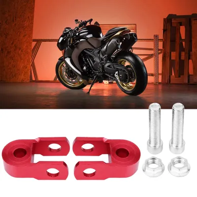 Imagen del producto de Elevador de amortiguador, Extensión de amortiguador, Elevador de suspensión, Elevador de amortiguador para motocicleta, 2 elevadores de amortiguador, Extensión de altura para amortiguador, Elevador de suspensión