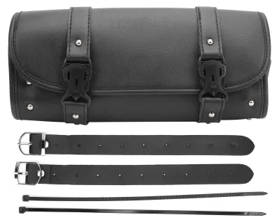 Produktbild von Werkzeugtasche aus Kunstleder, Vorder- und Hinterrad-Organizer, Satteltasche, universell für Motorradfahrer